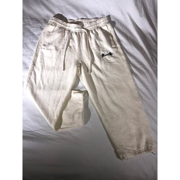 Nike Men's Lebron James Cream/ Beige Cotton  Blend Joggers Sweatpants - Picture 1 of 9